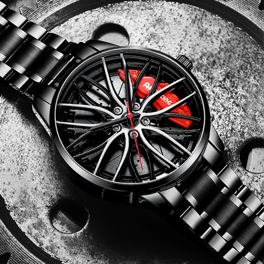 Wheel Men's Watch Skeleton Forged Caliper AMG488 Wheel Men's Watch