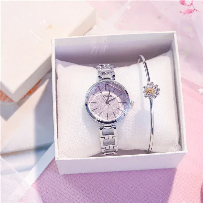 Small dial Watch Female Student Korean Version Of Simple Temperament Small Dial