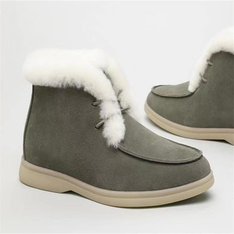 Velvet Snow Boots Plus Size Warm And Velvet Snow Boots Ankle Boots