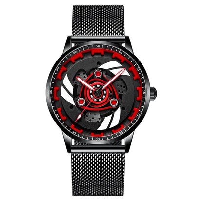 Wheel Men's Watch Skeleton Forged Caliper AMG488 Wheel Men's Watch