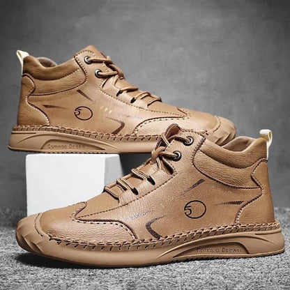 High-top tooling shoes Men's microfiber high-top tooling shoes