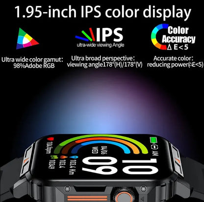 L81 Outdoor Sports Smartwatch Answer Call Big Battery Fitness Tracker Waterproof Smartwatch Men For IOS Android
