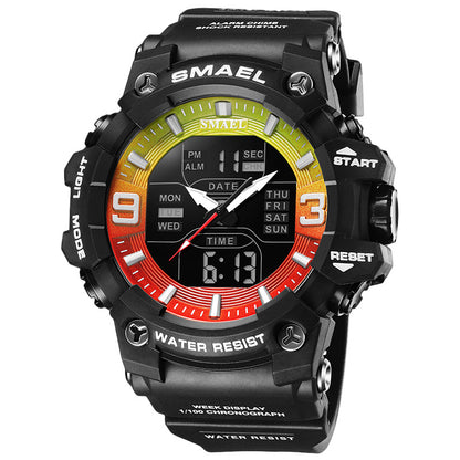 Sports Waterproof Electronic Watch Multi-function Training Alarm Clock Watch - sumet.shop