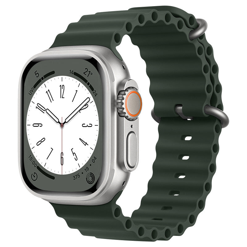 New Fashion Ocean Silicone Watch Band