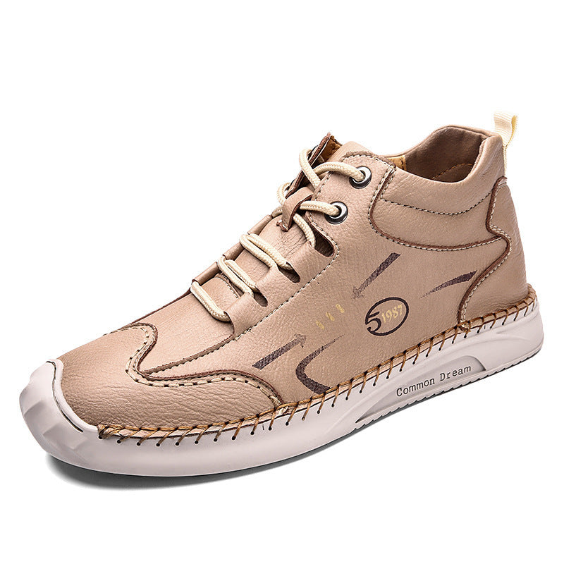 High-top tooling shoes Men's microfiber high-top tooling shoes