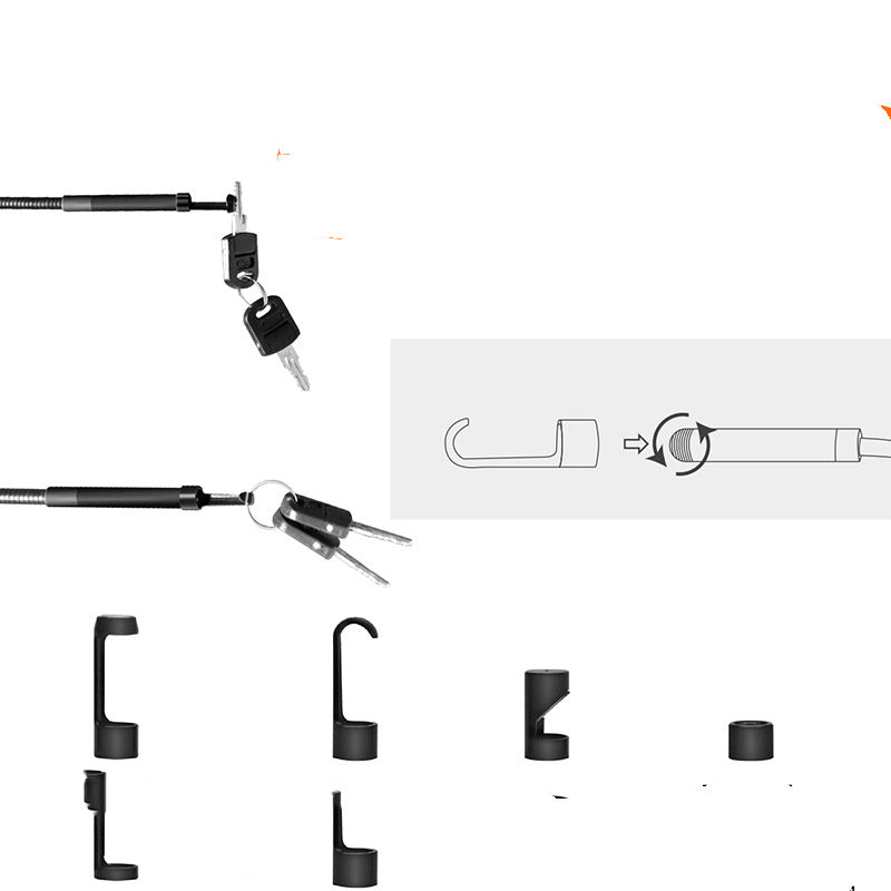 Endoscope With Screen 8mm Gun Type Dual-lens