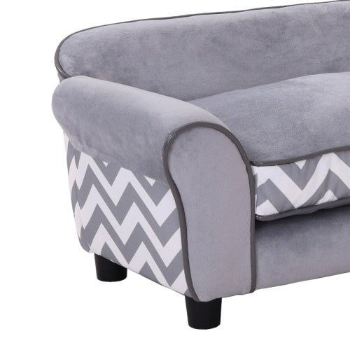 Paw Hut Dog Sofa Bed For XS-Sized Dogs, Cat Sofa With Soft Cushion,