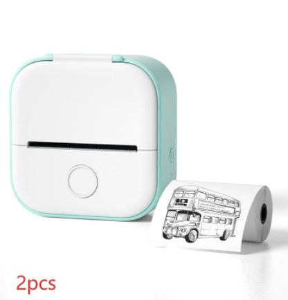 Portable Mini Thermal Label Printer Home Photo Printer Bluetooth-compatible Mini