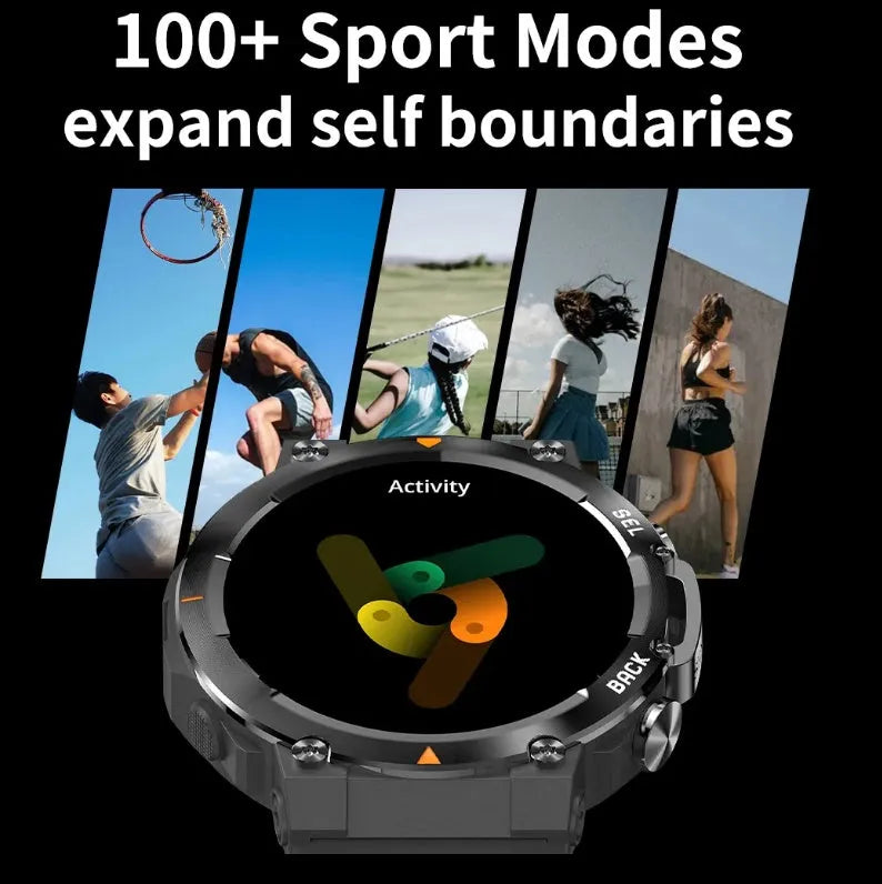 Big Screen Watch MAX18 Men Smartwatch AMOLED1.43inch Big Screen BT Calls Gesture Control AI Voice Sports Smart Watch Men