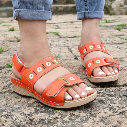 Wedge Heel Casual Women's Shoes New Style Large Size Fashion Platform Wedge Heel Casual Women's Shoes