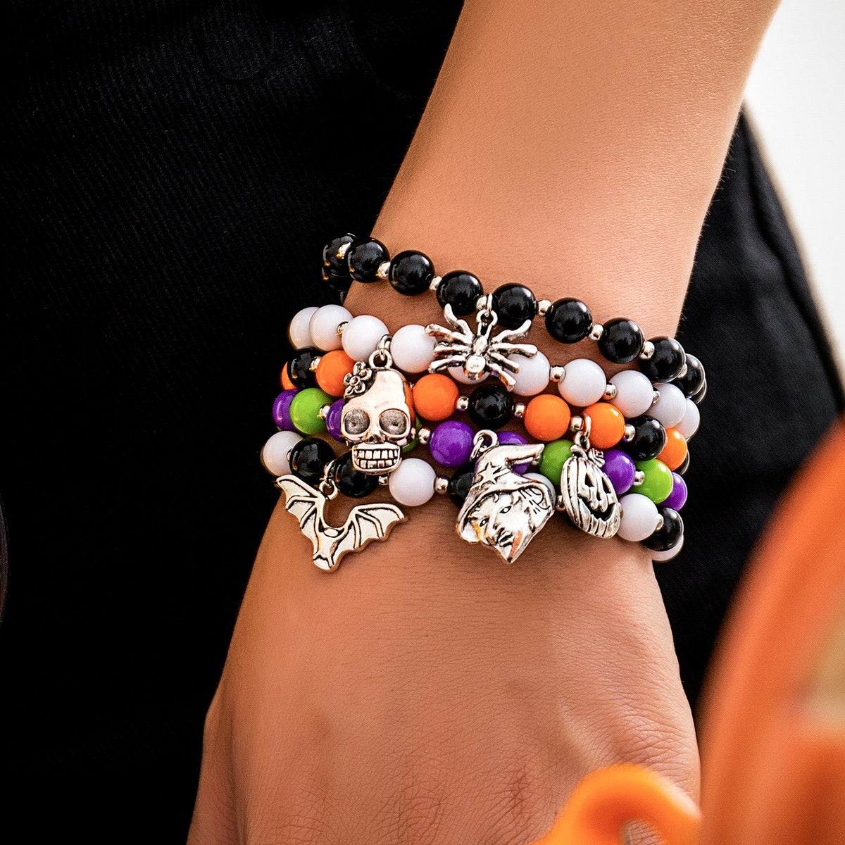 Pumpkin Bracelet Suit European And American Halloween New Skull Pumpkin Bracelet Suit