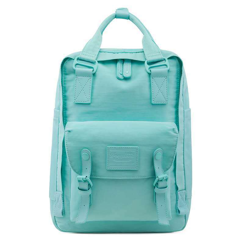 women's backpack Pure color men's and women's backpack