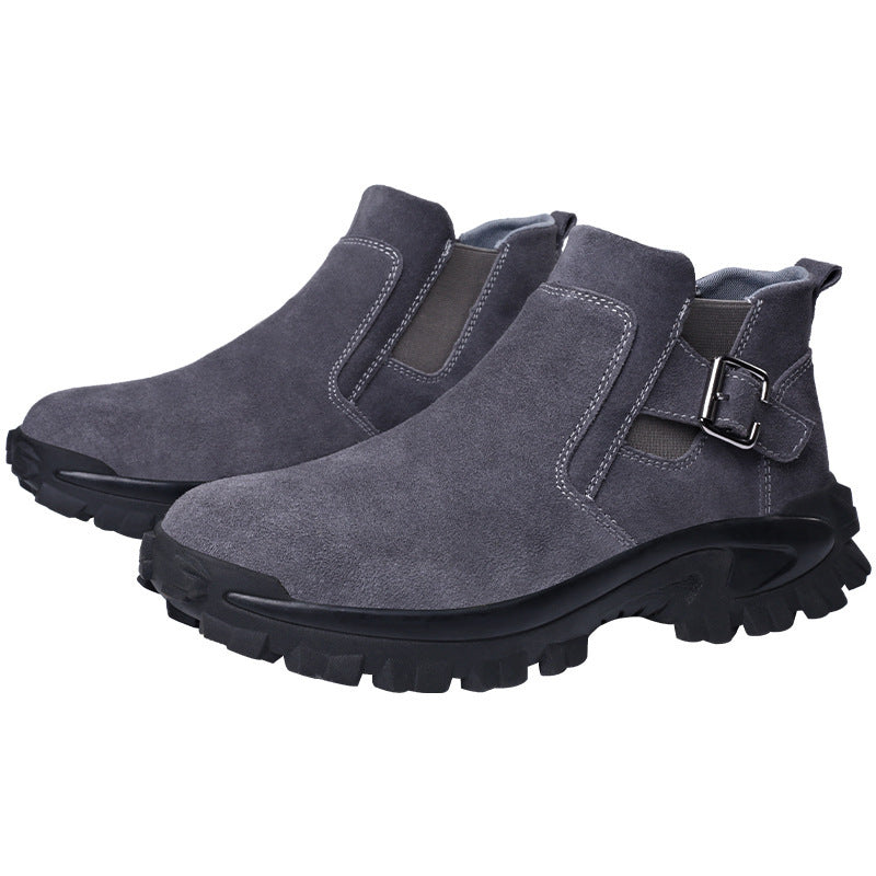 Work Boots Cowhide Safety Shoes Work Boots