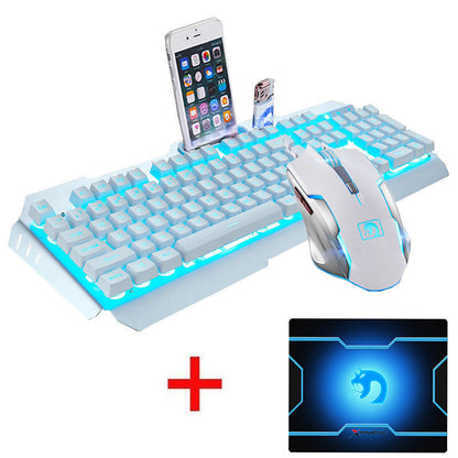 Keyboard And Mouse Headset Computer Notebook Eat Chicken Keyboard And Mouse Headset