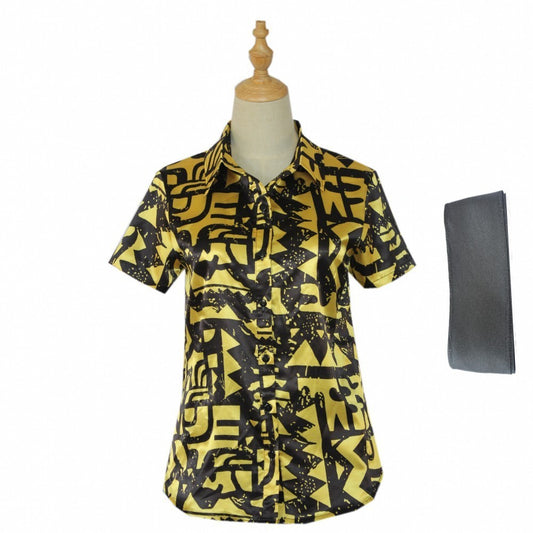 Women's Short Sleeve Fashion Printing Short Sleeve