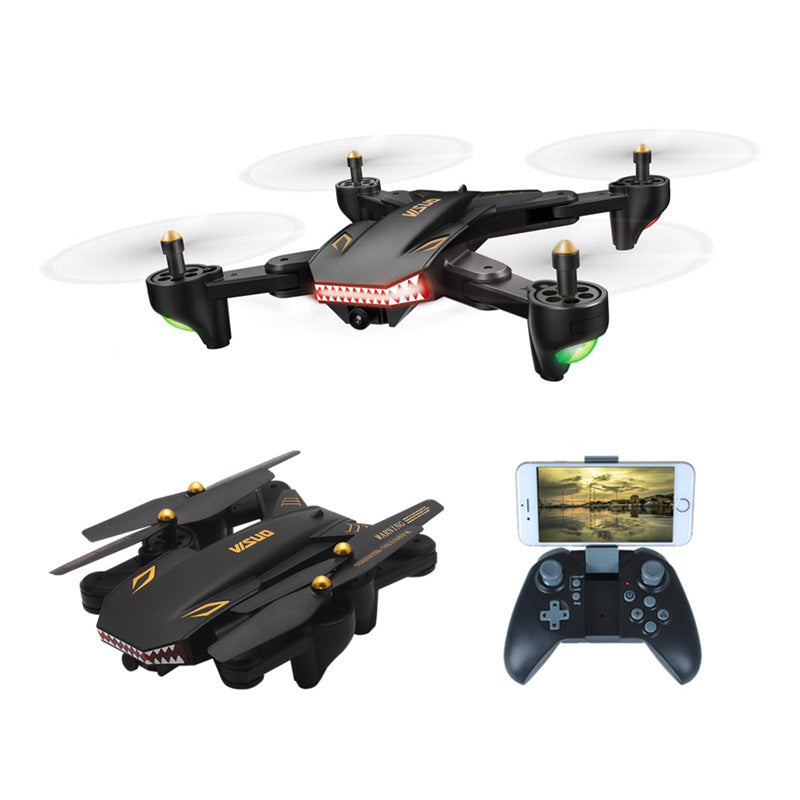 Drone with Wide Angle XS809S Foldable Selfie Drone with Wide Angle 2MP HD Camera WiFi FPV XS809HW Upgraded RC Quadcopter Helicopter