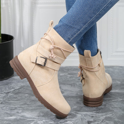 Women's Fashion Boots Casual Retro Martin Boots