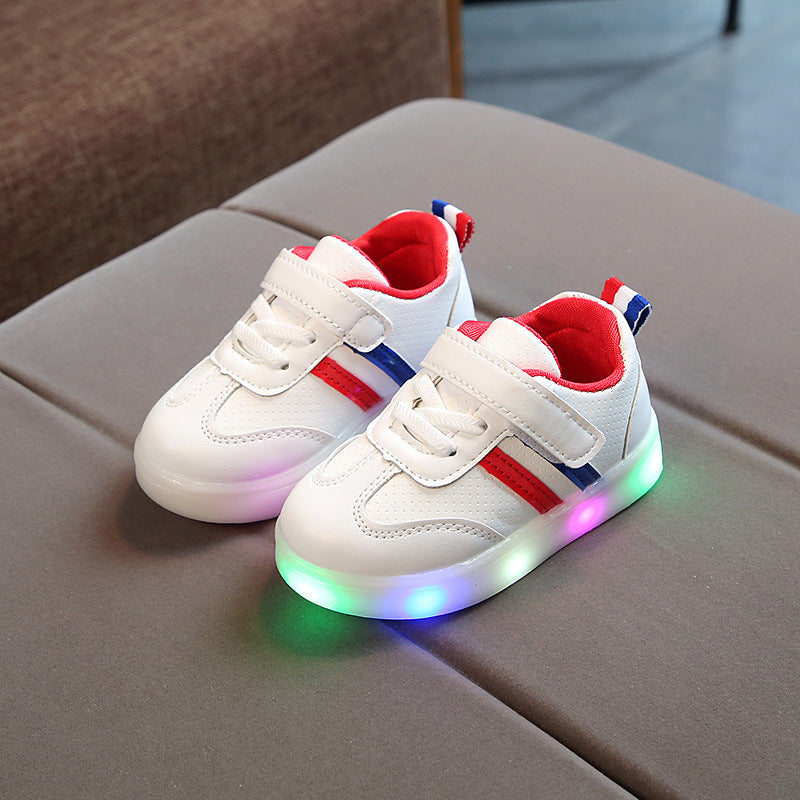 LED Sneakers Kimmy White LED Sneakers Shoes