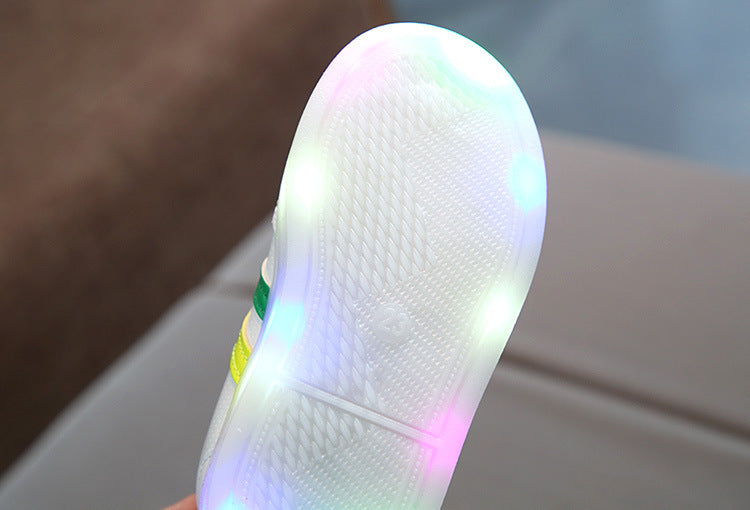 LED Sneakers Kimmy White LED Sneakers Shoes