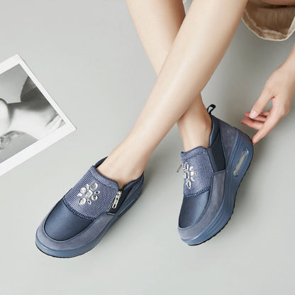 platform casual shoes  Women's thick platform casual shoes shake shoes