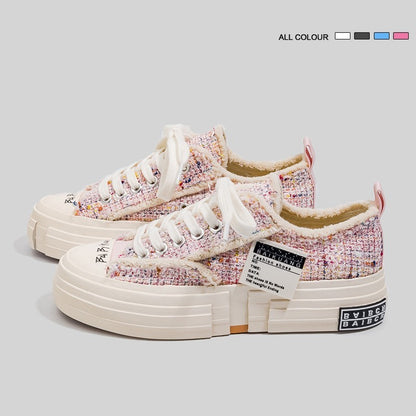 Colorful Shoes Casual Women's Multi-color Mosaic Colorful Shoes