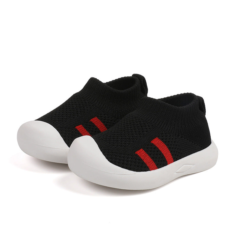 Children's Indoor Kick-proof Stretch Cloth Shoes Men