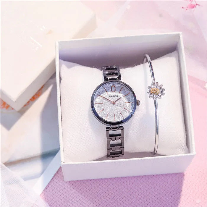 Small dial Watch Female Student Korean Version Of Simple Temperament Small Dial