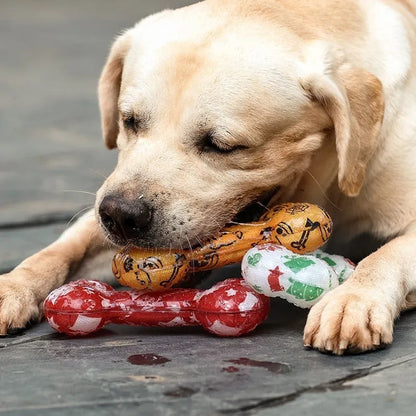 Dog Bone TPR Material Nibbling Sound Toy