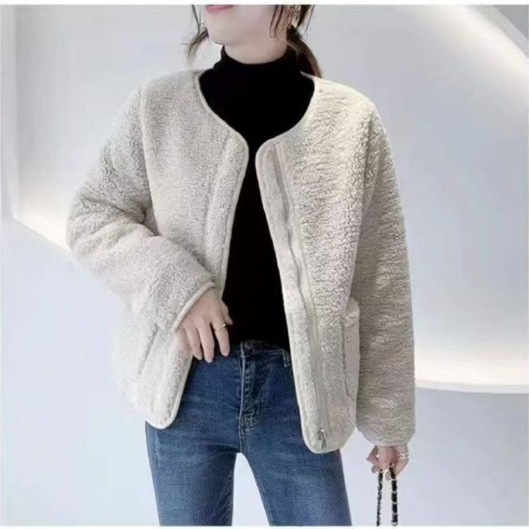 Springautumn New Round Neck Short Long Sleeve Top
