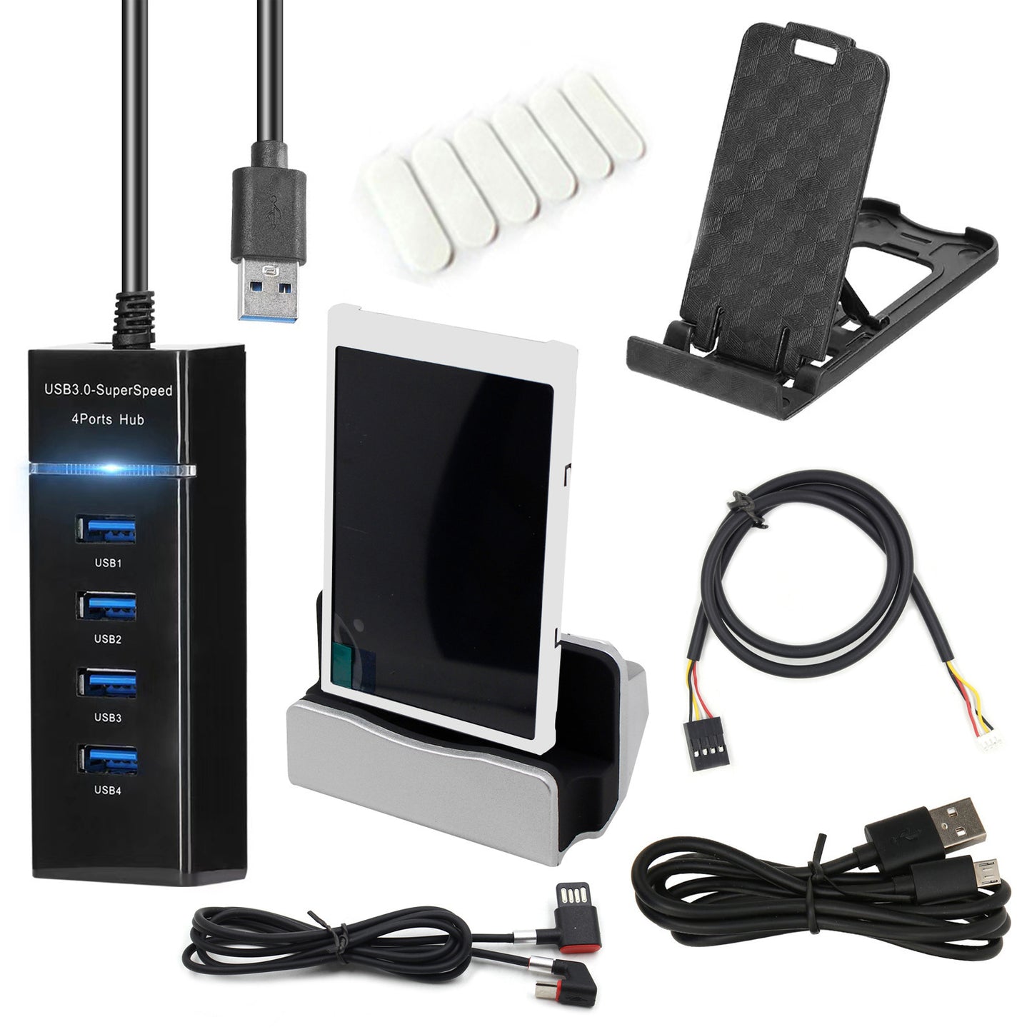 Computer Small Secondary Screen IPS Full View USB Chassis Monitor Date Display