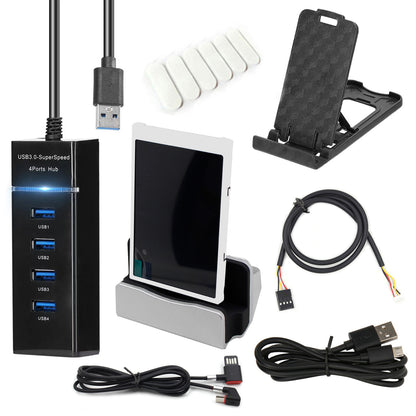 Computer Small Secondary Screen IPS Full View USB Chassis Monitor Date Display