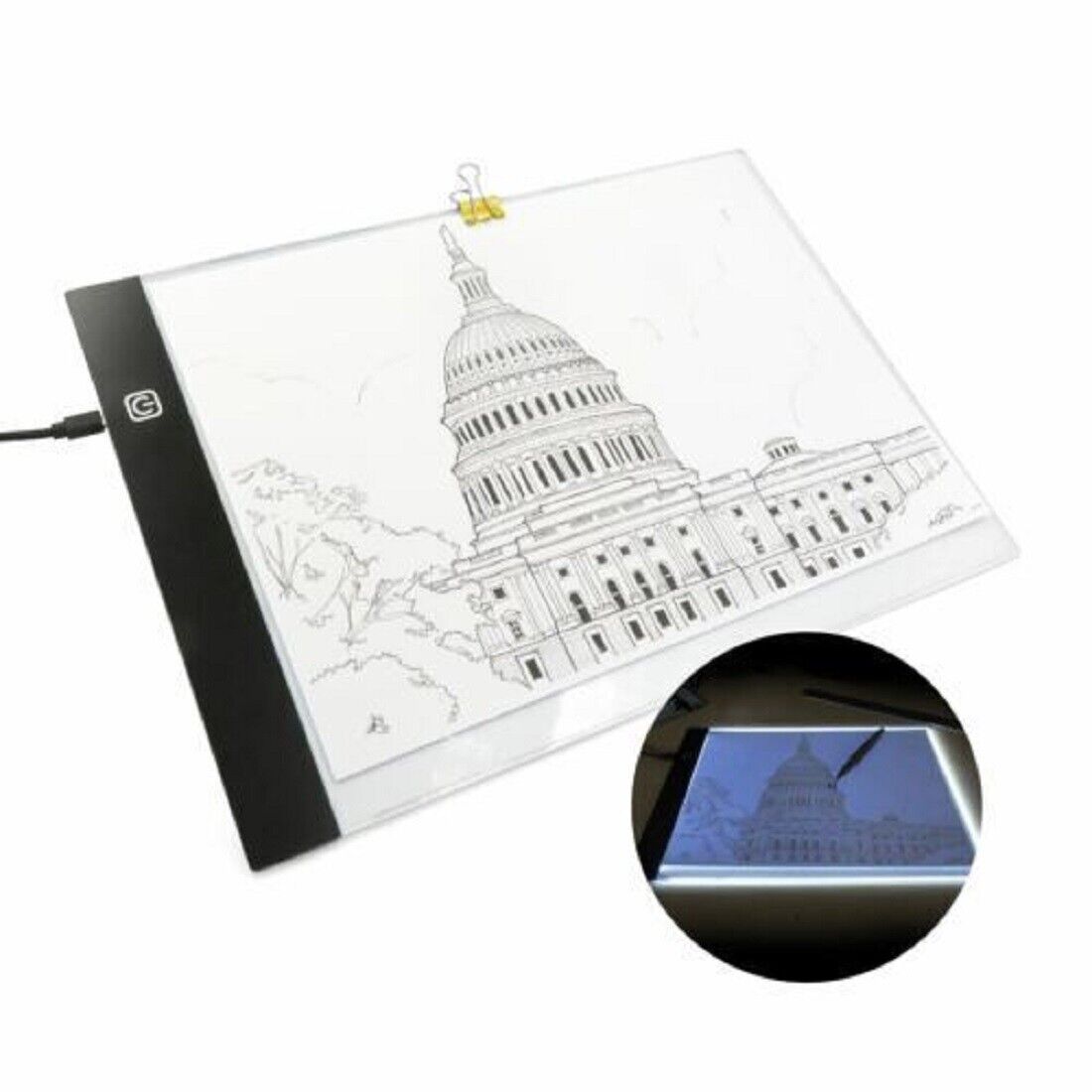 Table Artist Craft A4 LED Light Tracing Drawing Board Box Stencil Tattoo Copy Table Artist Craft