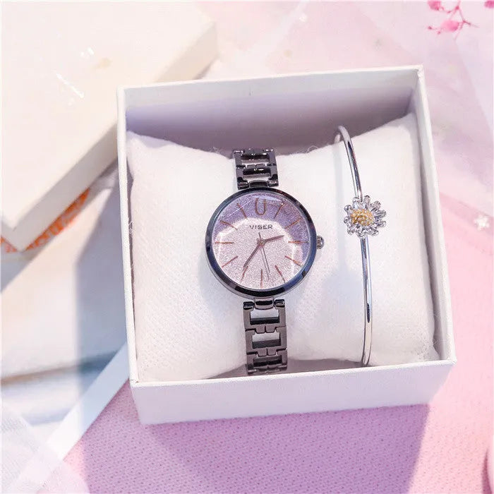 Small dial Watch Female Student Korean Version Of Simple Temperament Small Dial