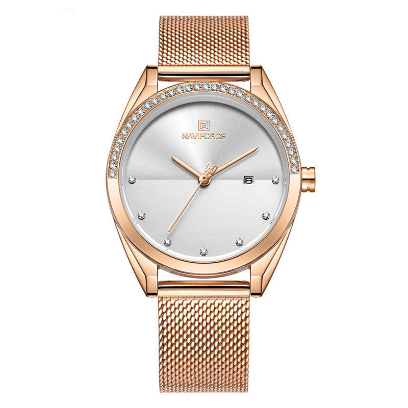 Waterproof Calendar Women Quartz Watch - sumet.shop