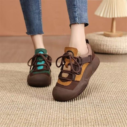 Women's Board Shoes Solid Color Platform