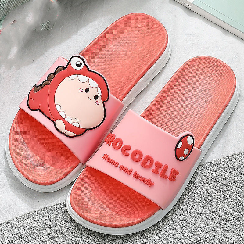 Dinosaur Slippers Cute Cartoon Fashionable Household Dinosaur Slippers