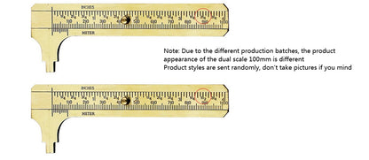 Caliper Double Scale Mini Copper Caliper