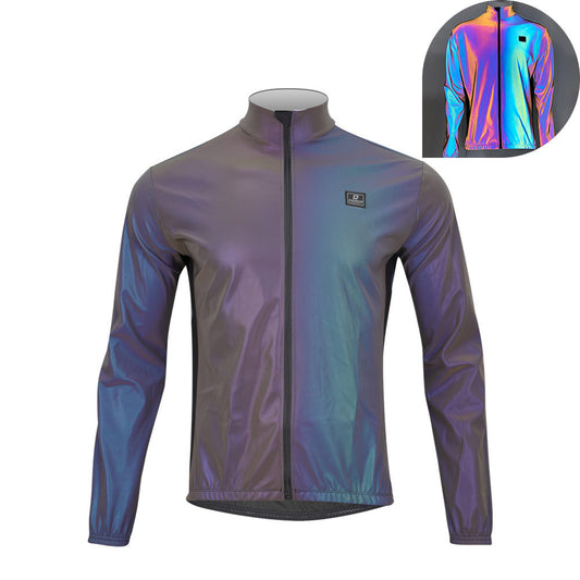 Cycling Jacket Colorful Reflective Night Riding Safety Jacket - sumet.shop