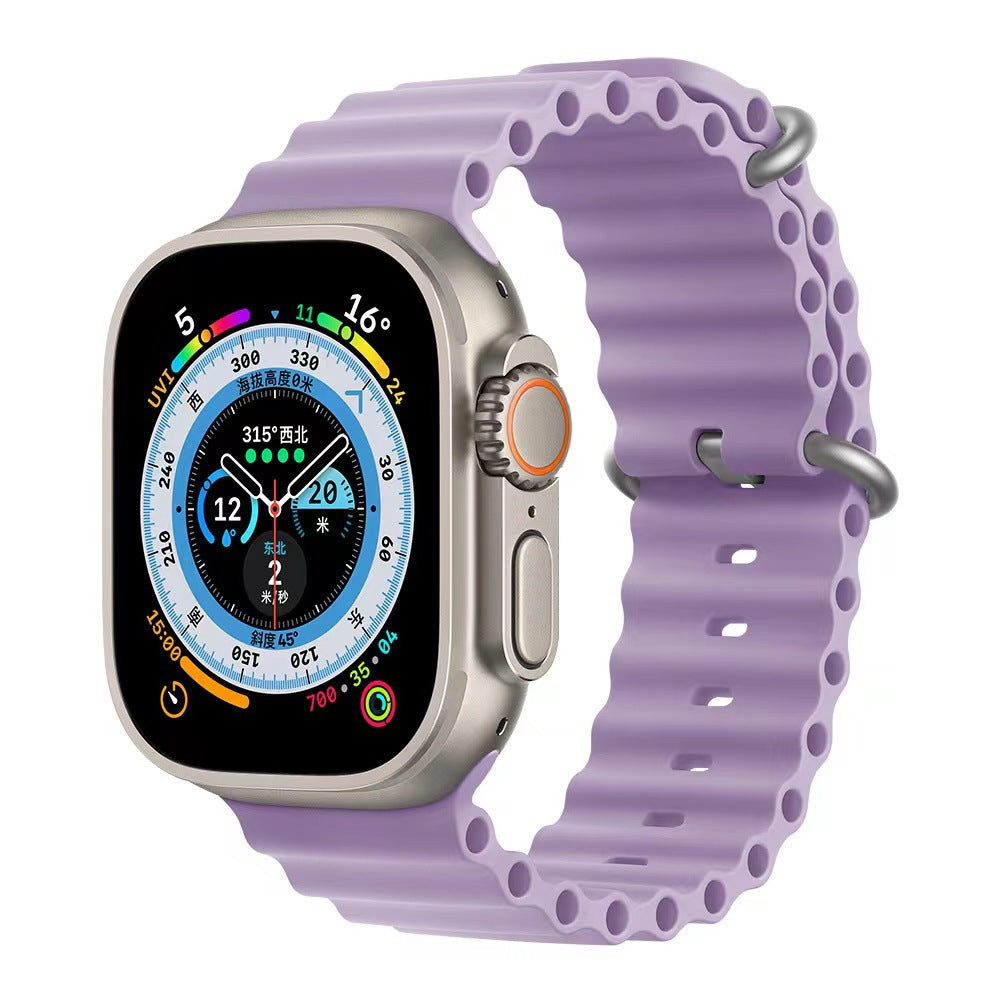 New Fashion Ocean Silicone Watch Band