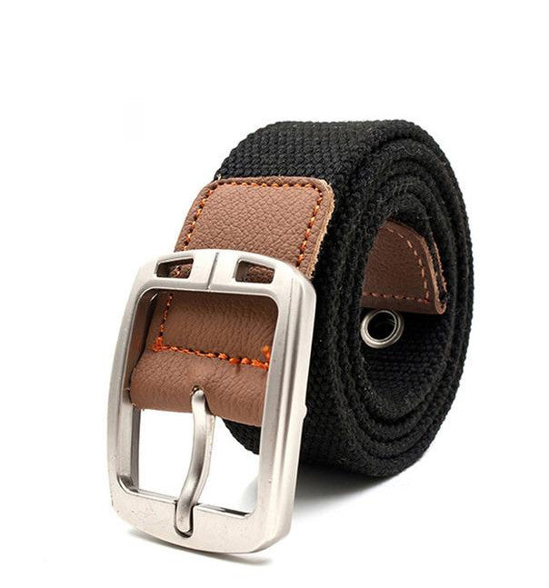 Canvas belt men's and women's pin buckle belt - sumet.shop