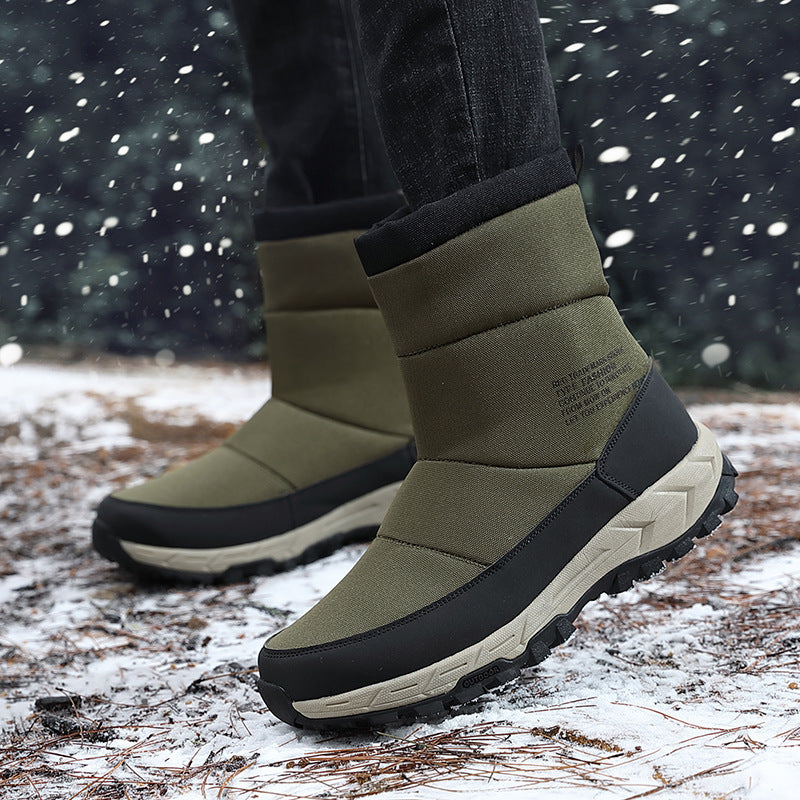 Cotton Boots Shoes Men's Winter Men's Shoes New Plush Warmth