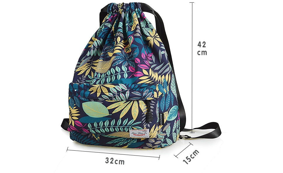 waterproof travel backpack Drawstring bag travel backpack men and women waterproof