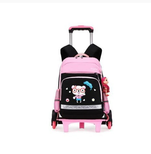 Bag For Elementary  Korean Detachable Trolley  Bag For Elementary School Students