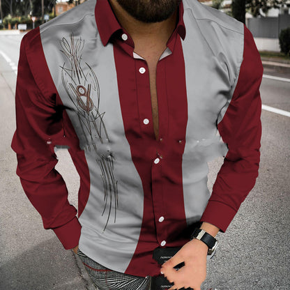 Men's Shirt  3d Shirt Loose Large Size Men's Shirt Digital Printing