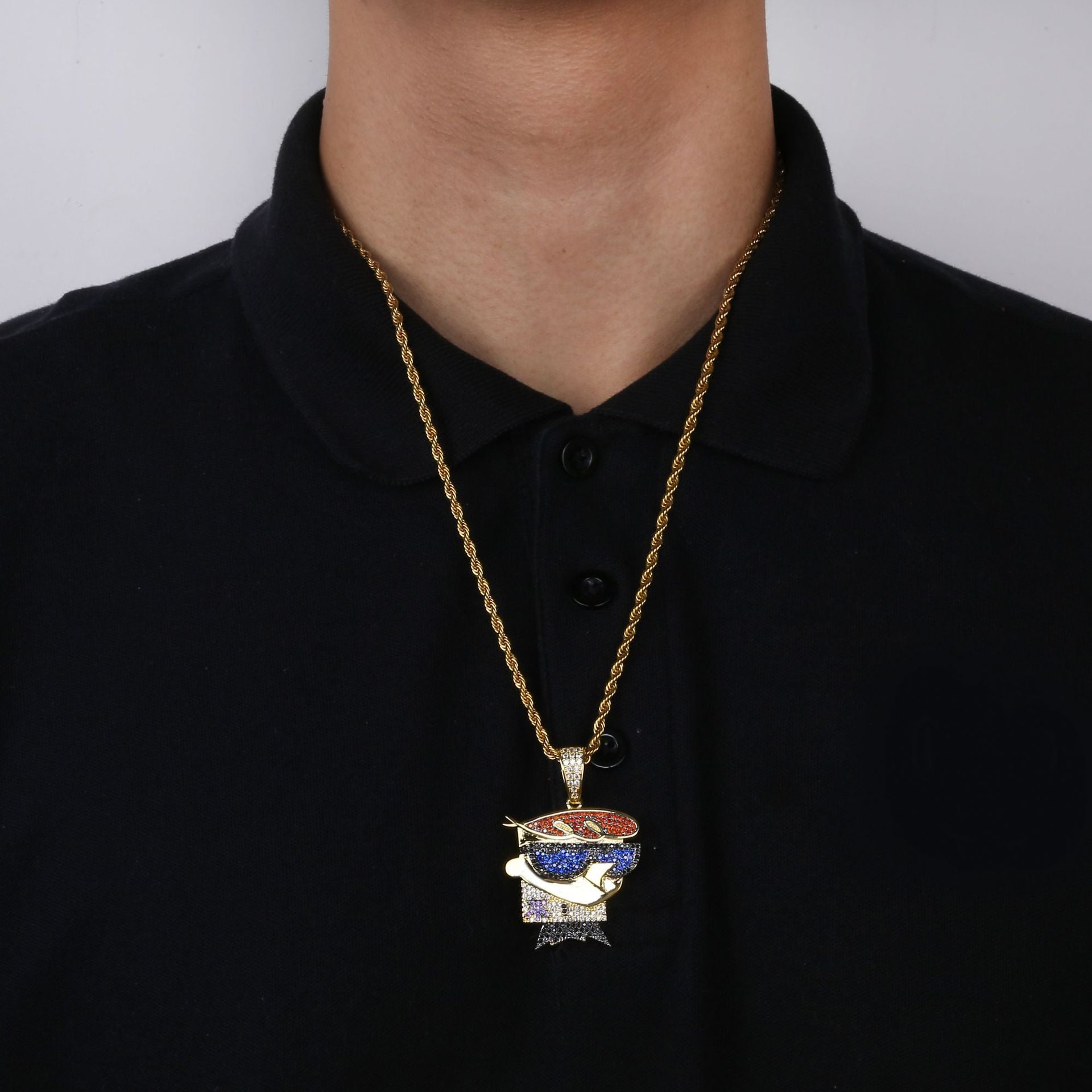 Personalized hip hop necklace for men - sumet.shop