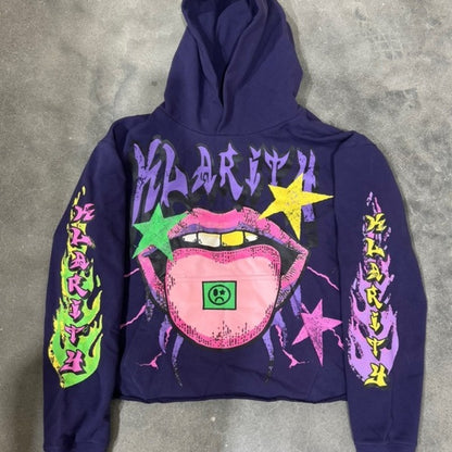 Long Sleeve Round Neck Retro Street Loose Casual Couple Pullover Sweater