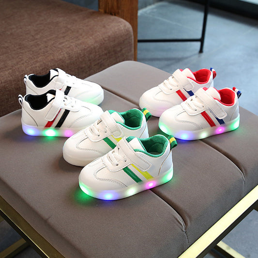 LED Sneakers Kimmy White LED Sneakers Shoes