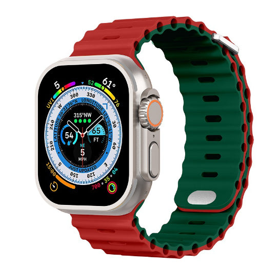 New Fashion Ocean Silicone Watch Band