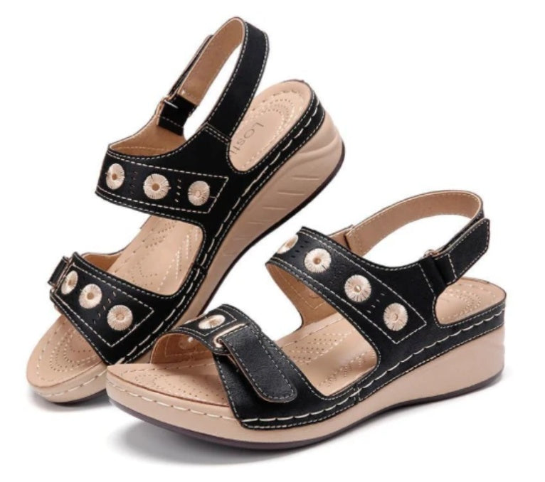 Wedge Heel Casual Women's Shoes New Style Large Size Fashion Platform Wedge Heel Casual Women's Shoes