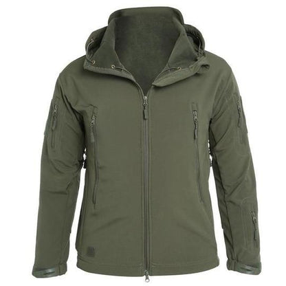 Windproof Hooded Jacket Soft Shell Jacket Men Windproof Hooded Jacket